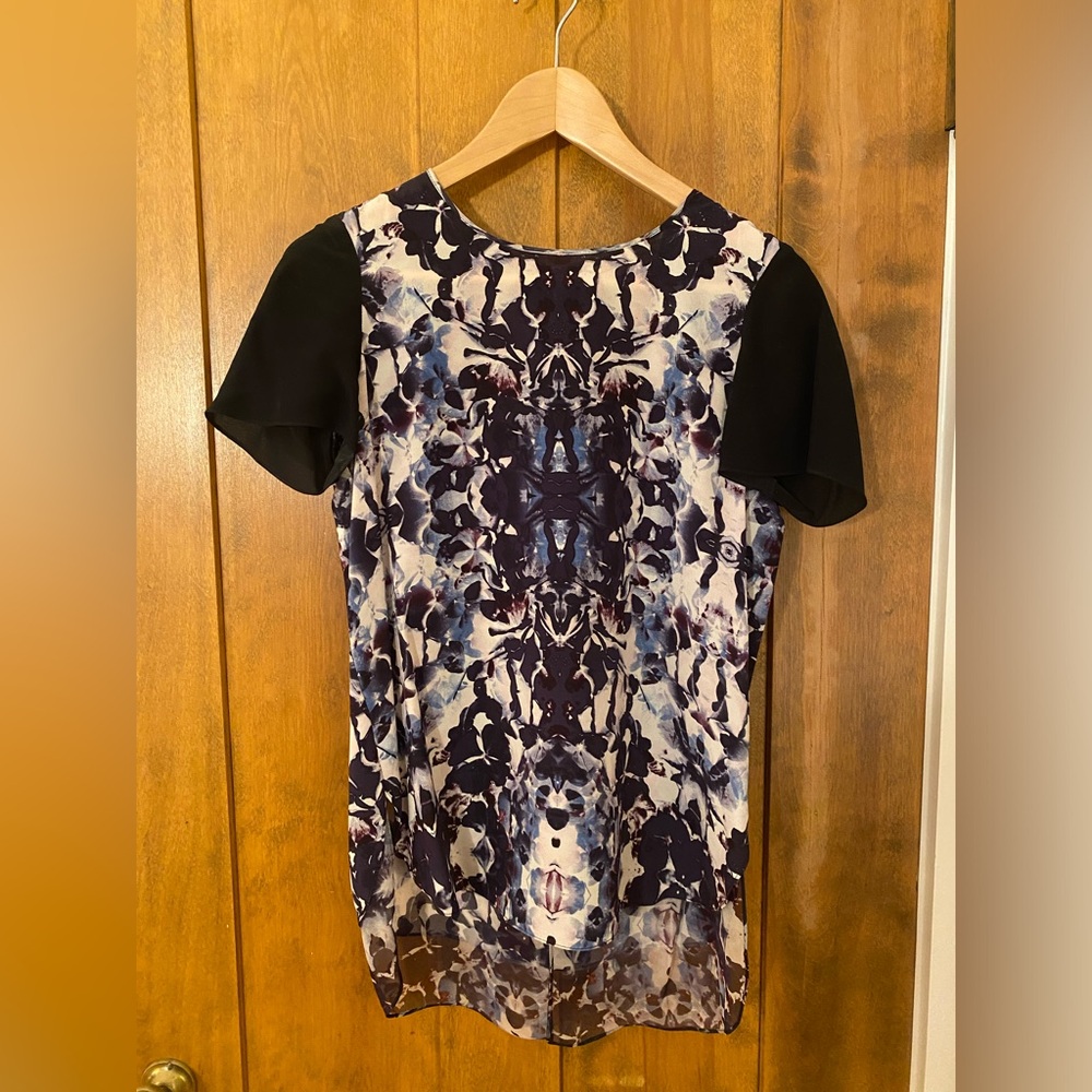 Women’s Size 2, Rebecca Taylor Cap Sleeve T shirt Blouse